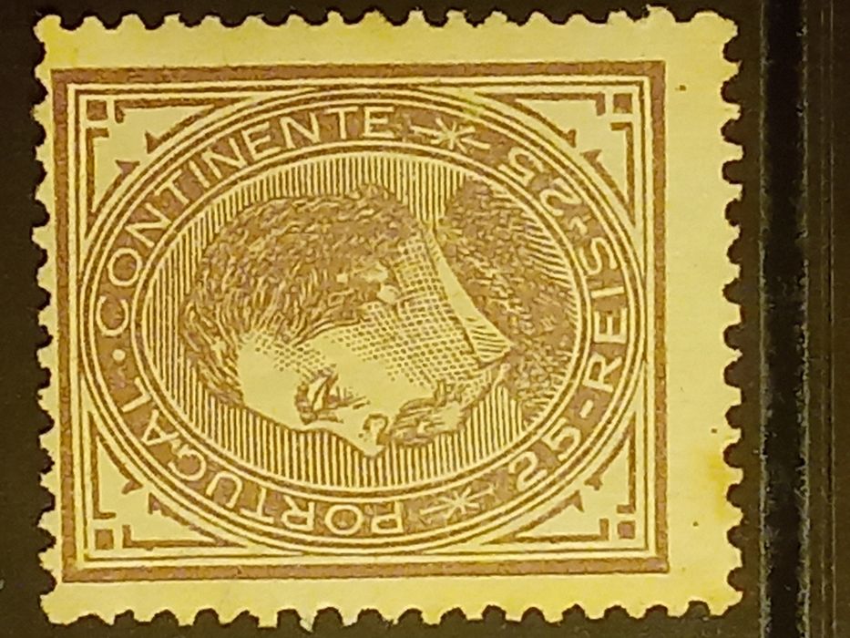 1880/1881 Selo da Série D° Luís I De Perfil MLH S/Goma