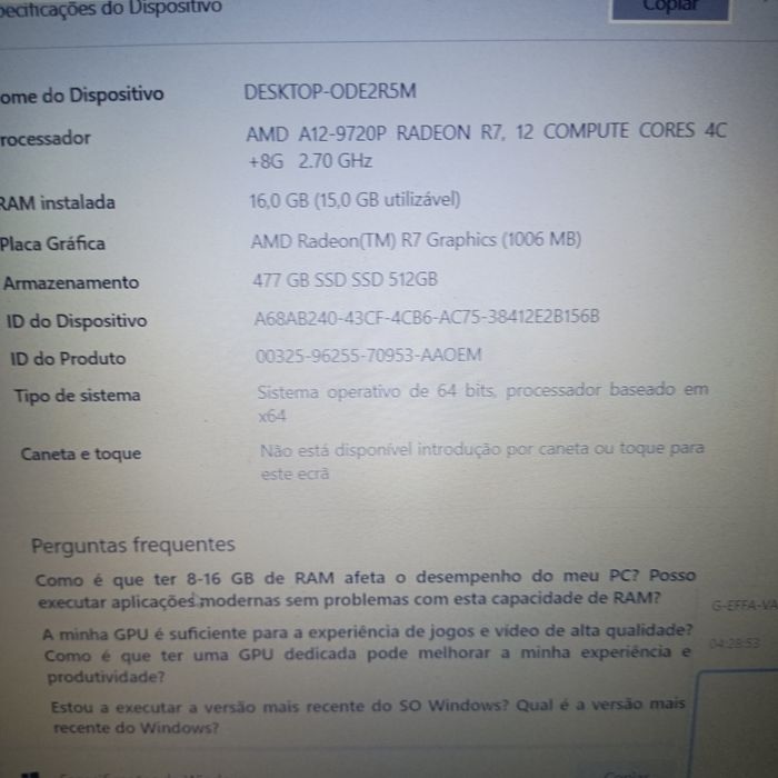 Portátil ASUS como Novo