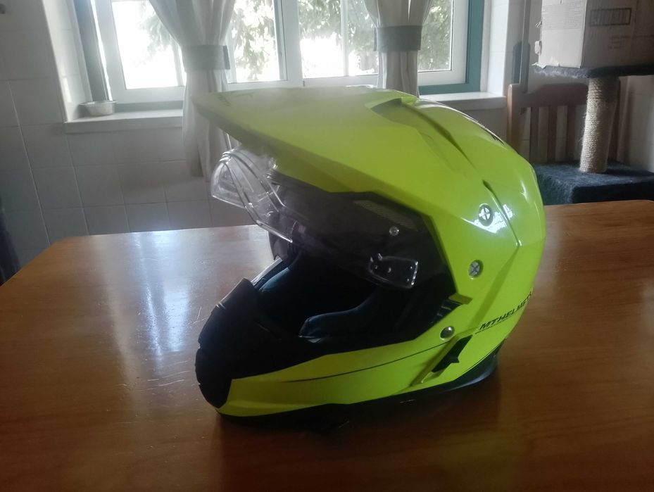 Capacete dual sport enduro motocross trail