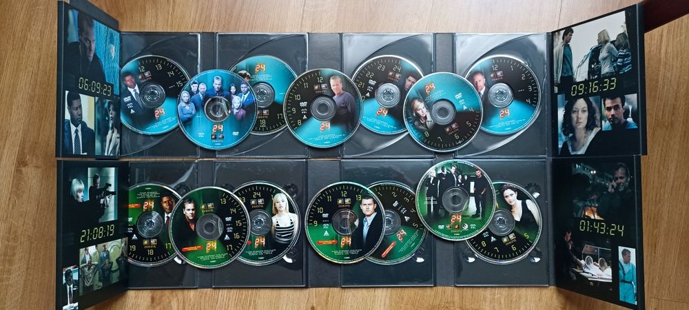 Série "24" - 2 box de 7 DVDs- temporadas 2 e 3