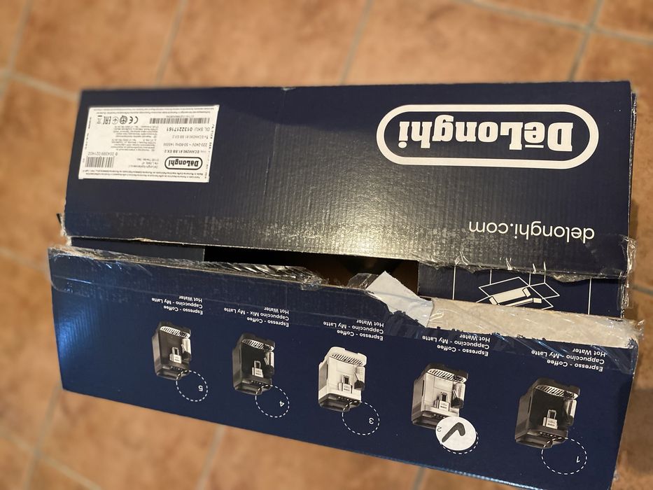 Máquina café grão e moído Delonghi