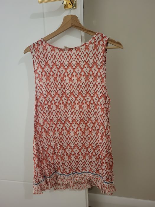Zwiewna koszulka boho/indyjska L