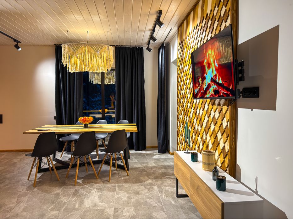 Чан і баня на дровах в Карпатах