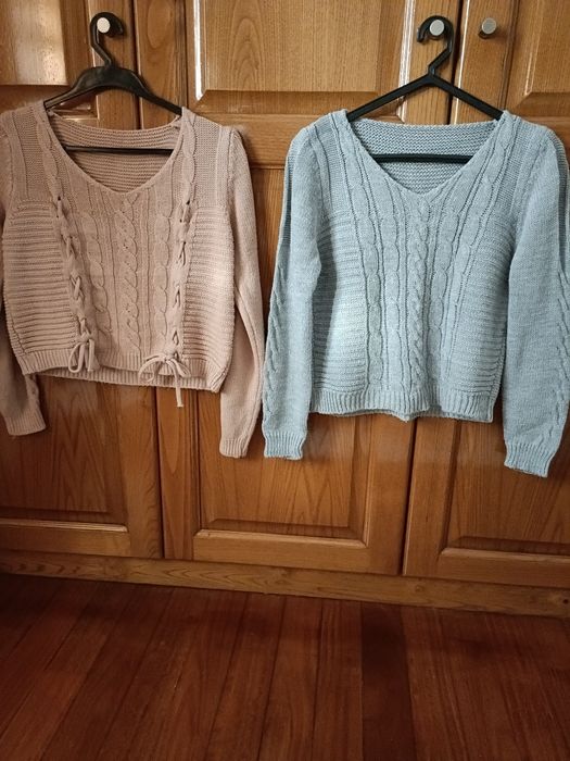 2 camisolas de malha tamanho s
