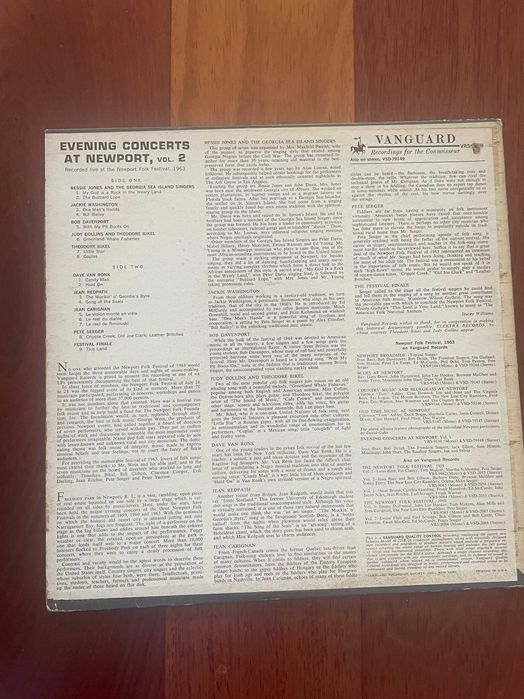 Vinil | Folk - La Storia Del Folklore Americano, Newport Folk Festival