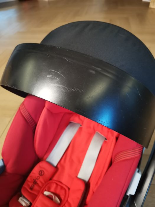 Fotelik samochodowy Cybex Aton 4 + baza isofix + adaptery do wózka