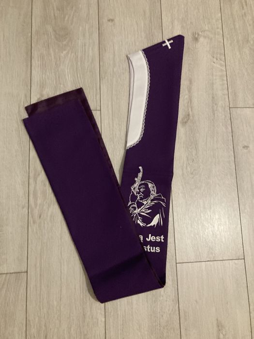 stuła fioletowa jednostronna