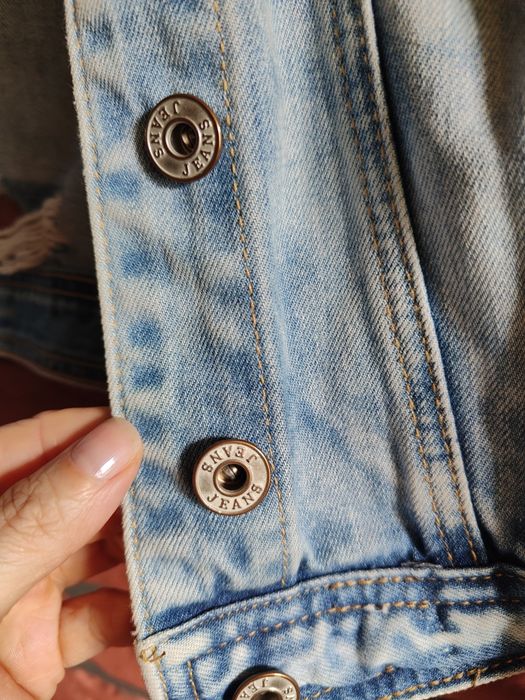Kurtka katana jeansowa S