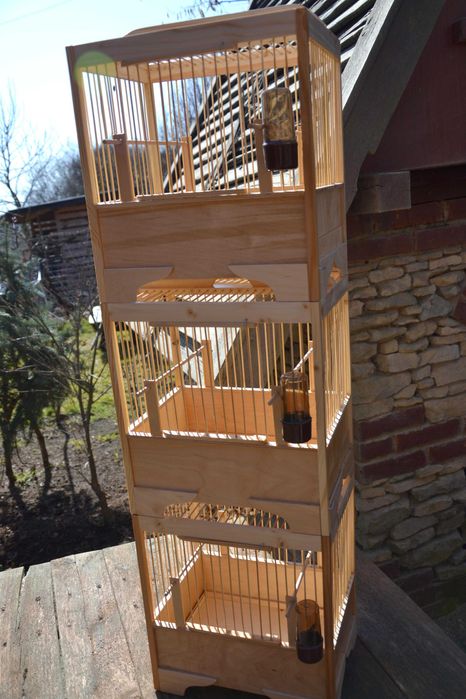 Drewniane KLATKI dla Ptaków śpiewających