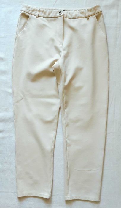 S 36 Gaudi Jeans casual eleganckie spodnie ecru