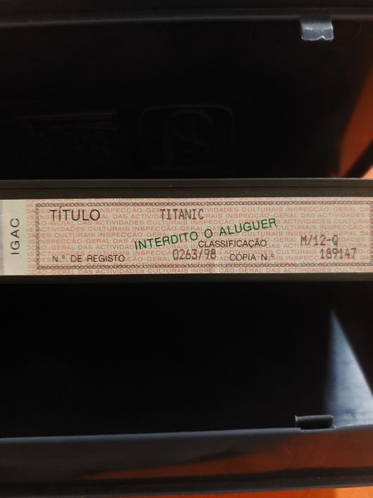 Titanic 1998 VHS