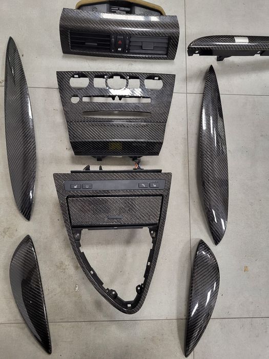 Listwy Dekory bmw 6 m6 e63 e64 v10 507km Carbon Europa