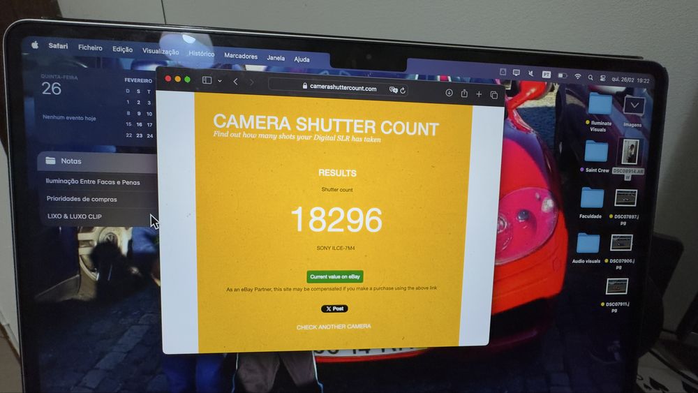 Sony a7III corpo como nova