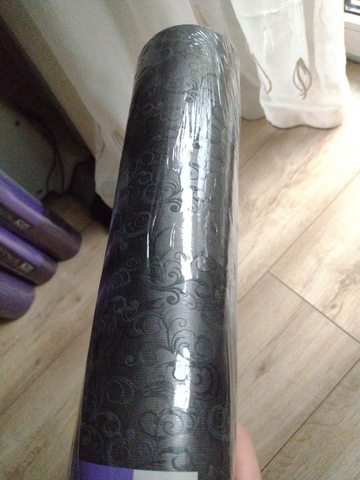 Grafitowa tapeta flizelinowa organza 45260 wallcoverings