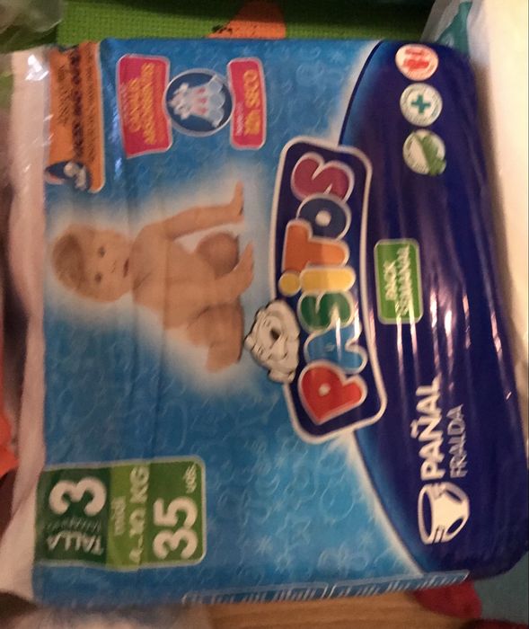 Pasitos 3, 35 szt, 4-10 kg pampersy pieluchy nowe