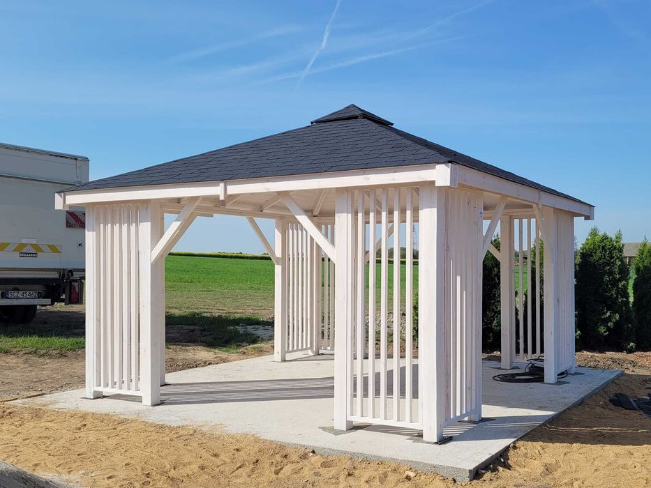 Altana Ogrodowa NOEMI 4x4m / 3,5x4,5m Każdy Wymiar! DREWNOTRIK.PL