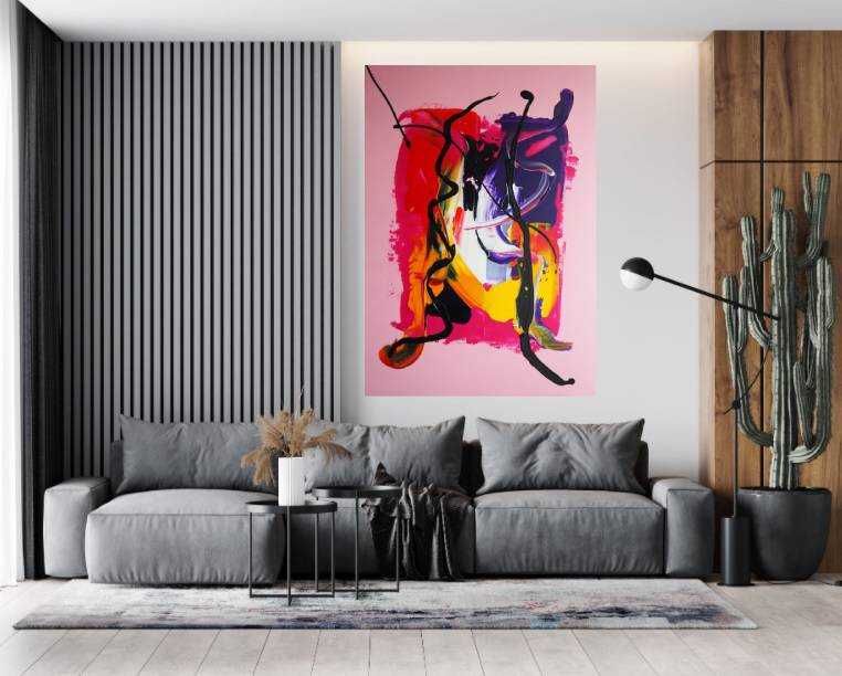 Obraz nowoczesny abstrakcja 70cm x 100cm "VALENTINO"