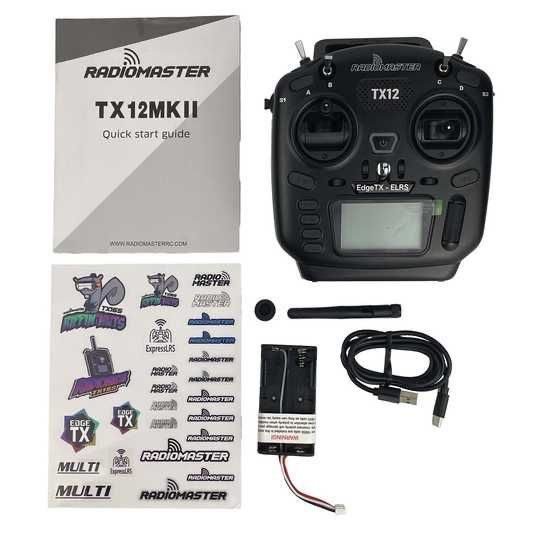 Новий пульт Radiomaster TX12 MKII ELRS + нові аккумулятори