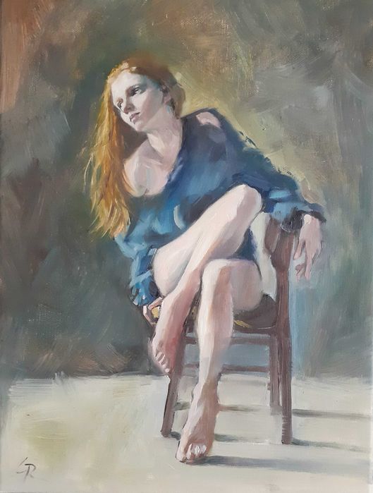 Ruda. Obraz olejny na płótnie. 30x40 cm