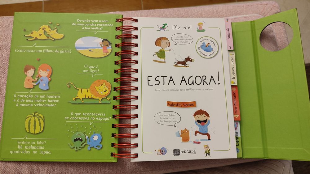 Livro Diz-me! Esta agora