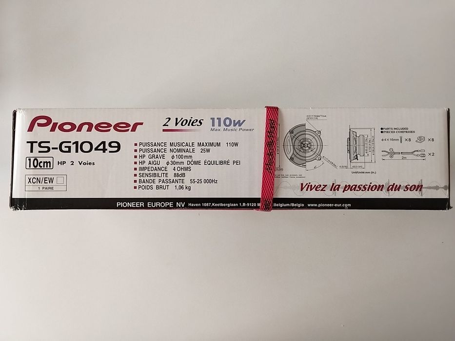 Pioneer TS-G1049 10cm (4") 2 Vias – Novas e Seladas