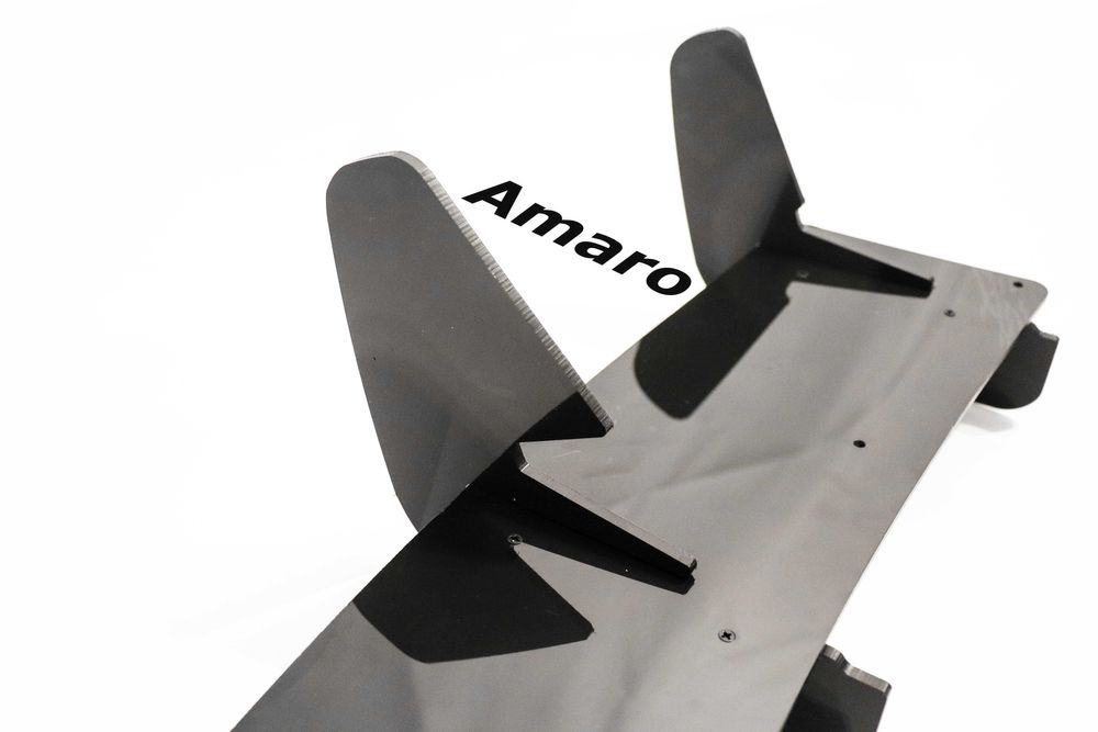 Difusor Traseiro em Preto (Volkswagen Polo MK5, GTI, 6r, 6c)| NOVO