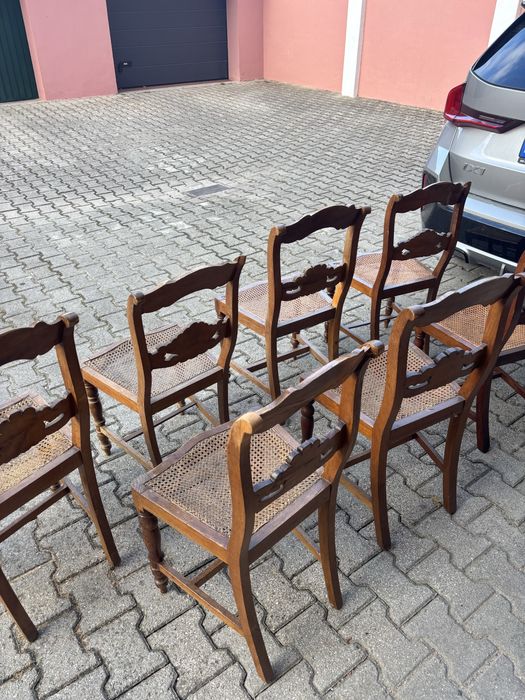 7 Cadeiras para restauro em madeira de Casquinha