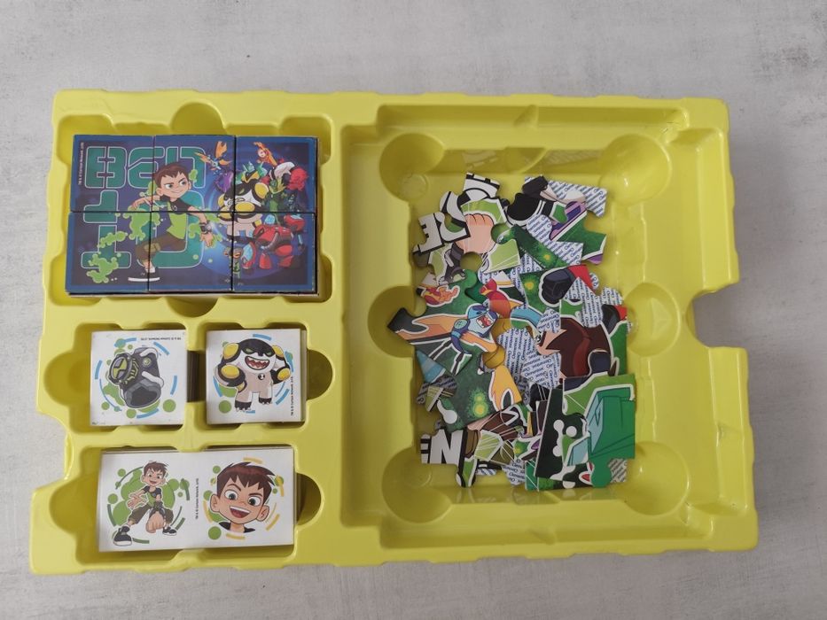 Ben10 Clementoni Gra memo puzzle domino 4w1 kompletne