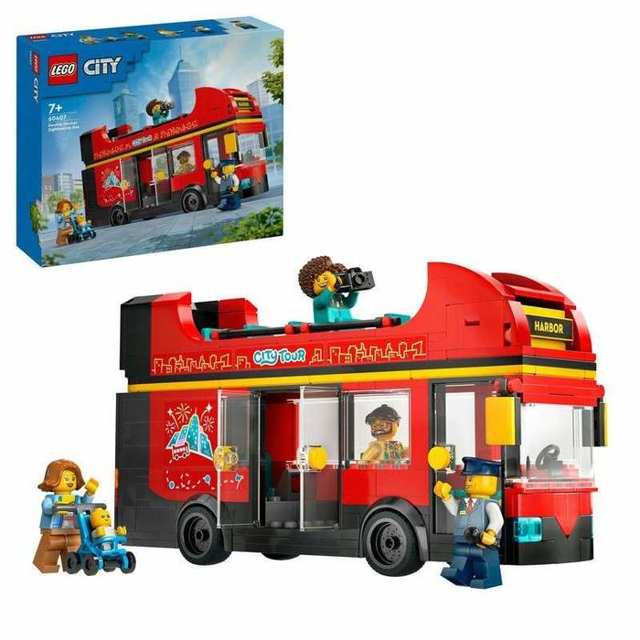 LEGO CITY 60407 AUTOKAR Czerwony piętrowy