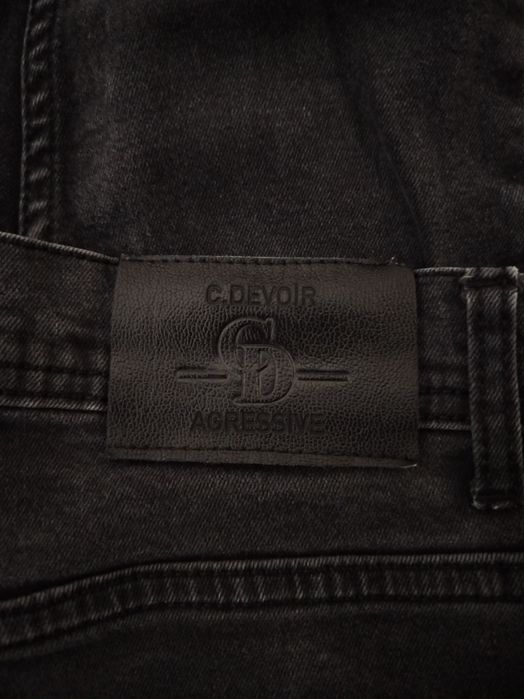 Черные стрейчевые джинсы C.Devoir Agressive | Skinny Slim Fit | S-M