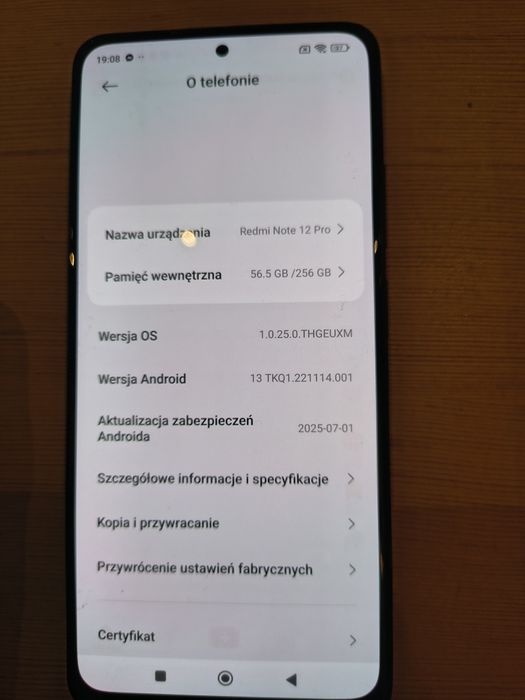Redmi Note 12 pro 8GB RAM