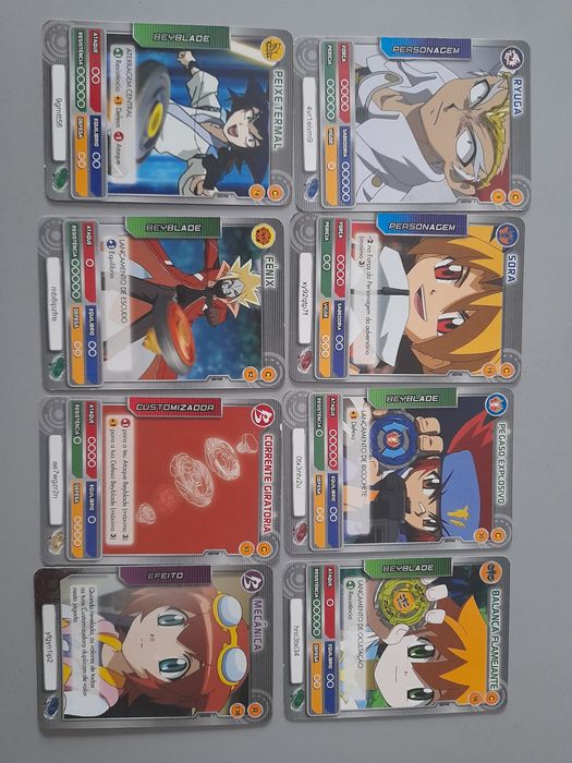 Cromos beyblade da planeta agostini