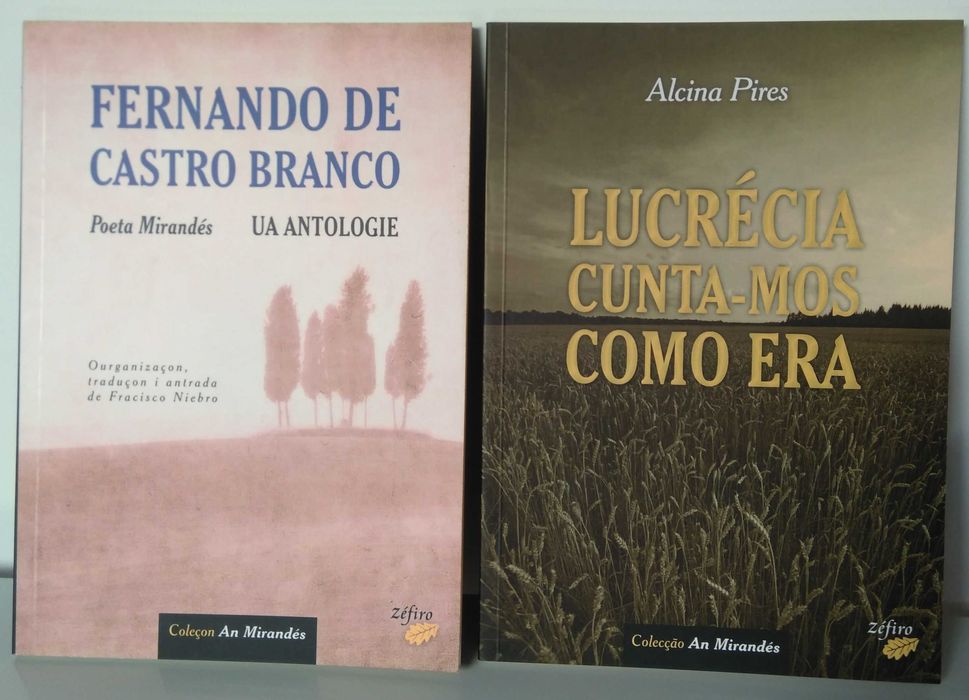 (10) Livros novos. Colecção an Mirandés. Zéfiro. Língua Mirandesa