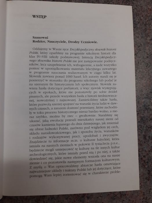 Encyklopedyczny słownik historii Polski [BGW 1998] BDB STAN