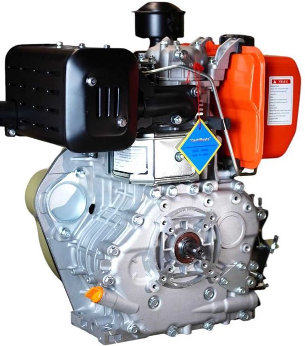 Двигун Зубр 186F (9 к.с.) дизель! вал 25 мм шліцевий! потужний мотор!