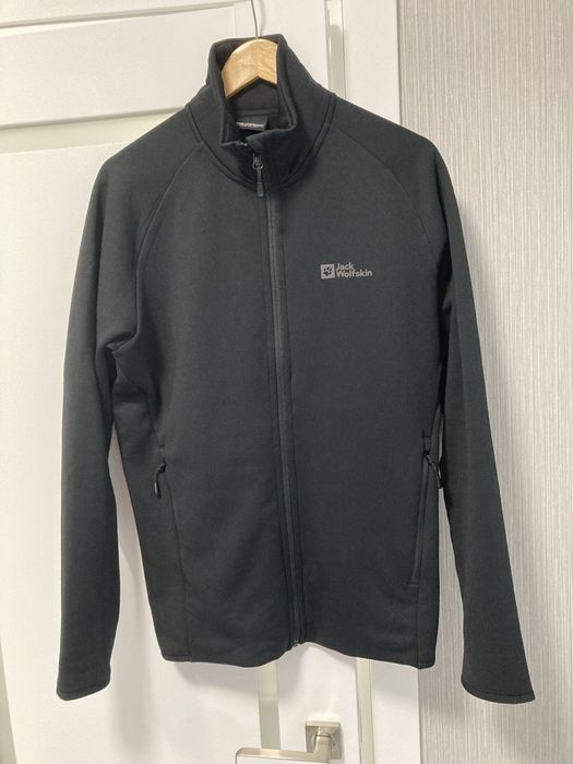 Кофта флісова чоловіча Jack Wolfskin Baiselberg Fz black (1711381_6000