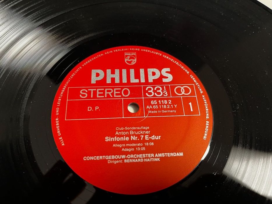 Bruckner, Concertgebouw-Orchester, Amsterdam, Bernard Haitink Sinfonie
