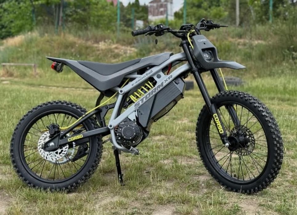 Електричний мотоцикл Новий Corso Storm XR 2500W Гарантія 3 роки Безкоштовна доставка Електромотоцикл Електробайк