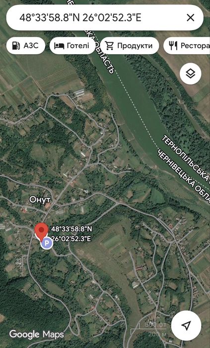 Будинок біля Дністра, село Онут, Заставнівський район