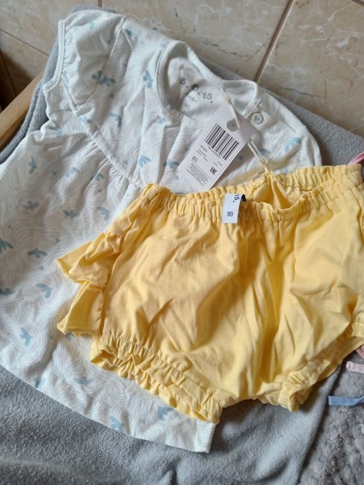Nowy letni zestaw dla dzieci firmy 5.10.15 roz 80