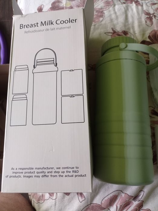 Портативний охолоджувач для грудного молока 650 мл Breast Milk Cooler K001-CNP