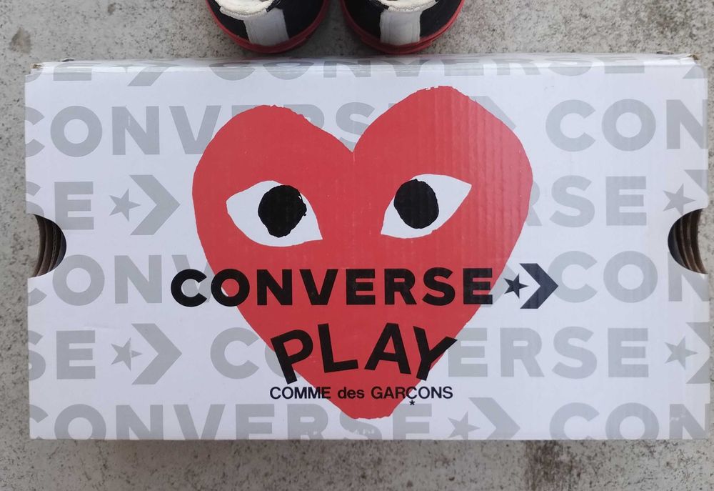 Trampki Converse PLAY comme des garcons r.37