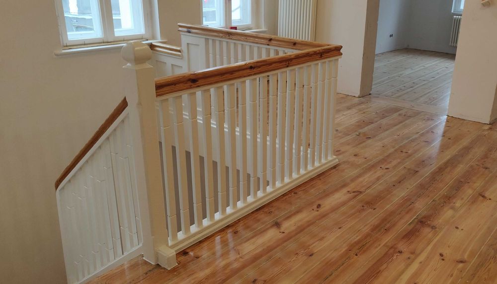 Cyklinowanie, renowacja podłóg i schodów.