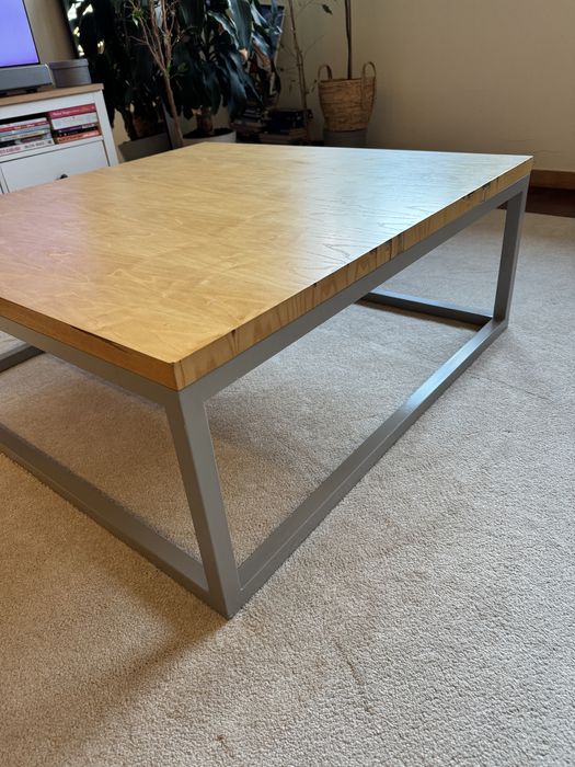 Mesa de centro como nova 100x100x40 cm