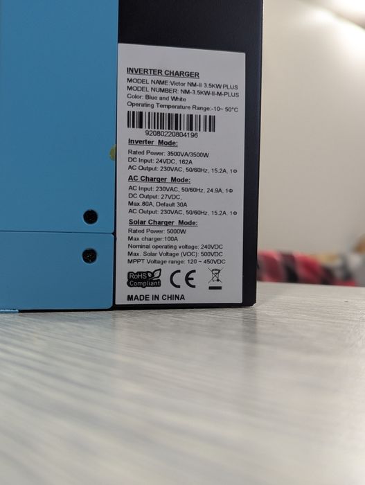 Гібридний інвертор Victor 24V 3.5kWh !В НАЯВНОСТІ!