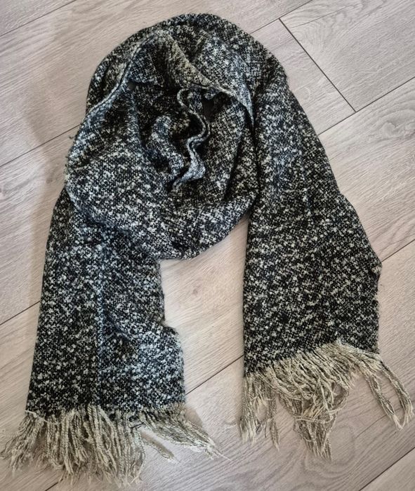 Szalik na zimę - beżowo brązowy