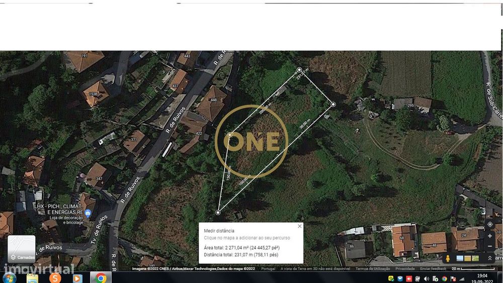 Terreno com 2271 m2 — Joane, Braga