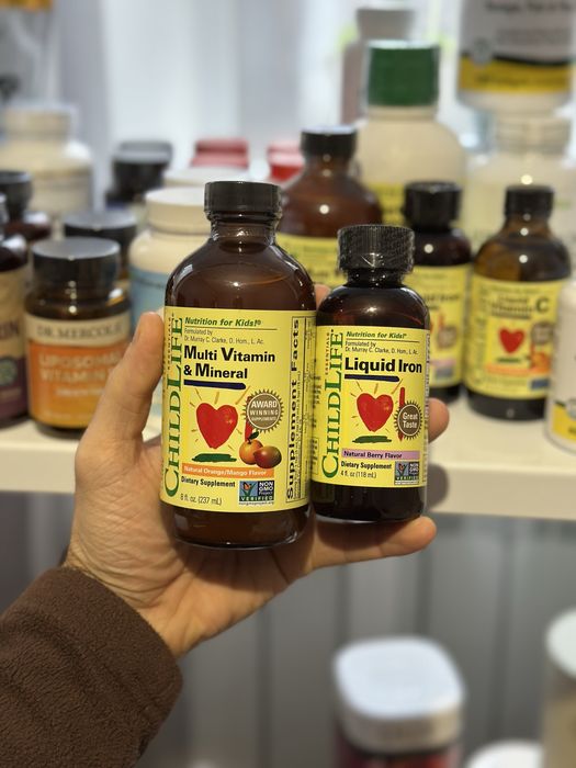 Дитячі мультивітаміни, натуральний смак апельсина та манго