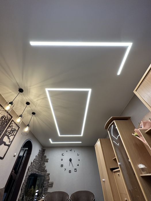 Натяжні стелі, знижки 5-20%. Натяжные потолки. Слив воды. Ремонт