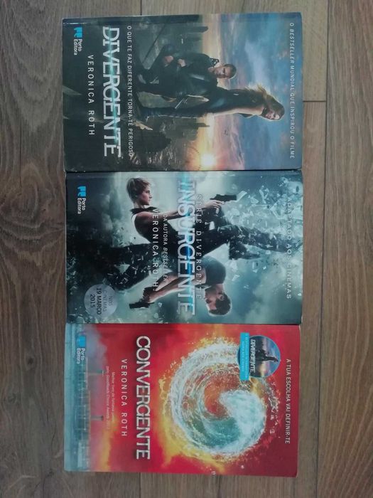 livros: Insurgente, Divergente e Convergente